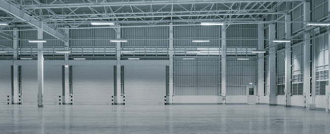 empty clean warehouse