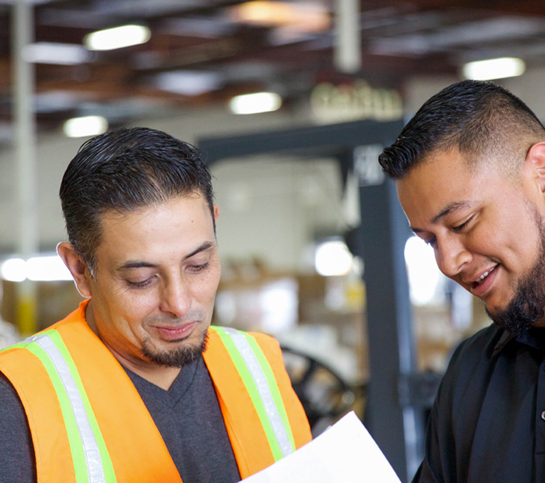 warehouse workers