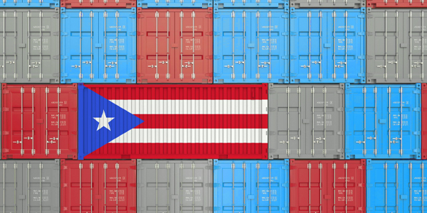puerto rico freight container flag