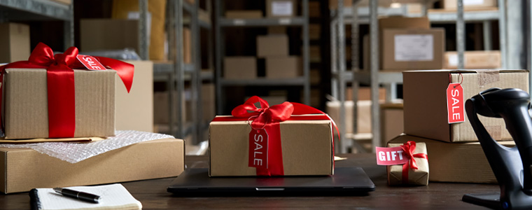 holiday sale packages warehouse