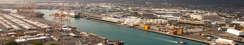 020623 HI Warehousing Port Beautiful overview of Pearl Harbor