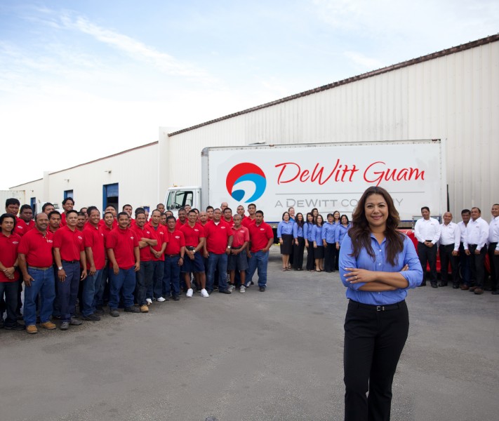 DeWitt Guam Team Photo