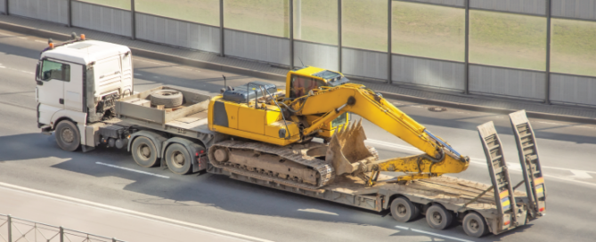 Heavy Equipment Freight Transport