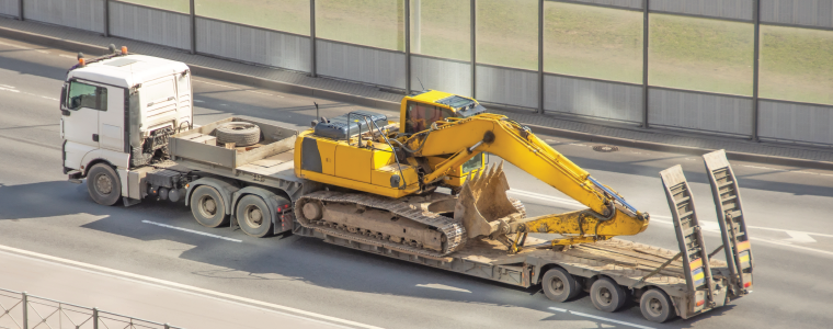 Heavy Equipment Freight Transport