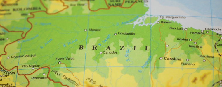 Map of Brazil